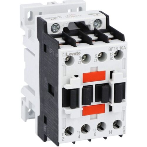 Lovato - Contacteur Tripolaire 18a 1 Contact Aux Bobine 230vac Bf1810a230