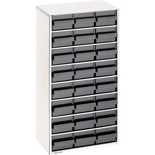 Antistatique (esd) Raaco 1224-02 Casier Esd (l X L X H) 306 X 150 X 552 Mm Nombre De Compartiments: 24 Câble De Terre I