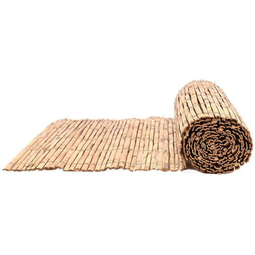 Faura F10001 Clôture Bois Naturel 1x5m Beige