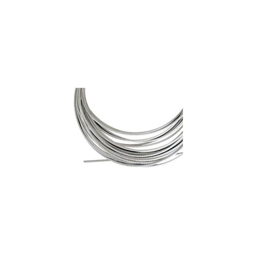 Deco Fer Forge - Qualite Francaise] - Câble Inox 4mm Vendu Au Mètre Linéaire - Longueur 1m - Inox 316