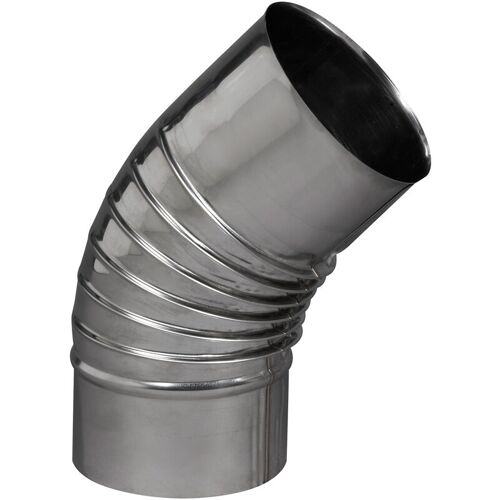 Coudes Plissés Br 45 Dégré Inox, Diamètre 153
