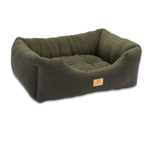 Ferplast - Coccolo Microfleece Petit Canapé Rembourré En Micropolaire Pour Chiens Et Chats. Variante 60 - Misure: 66 X 50 X H 20 Cm - Vert