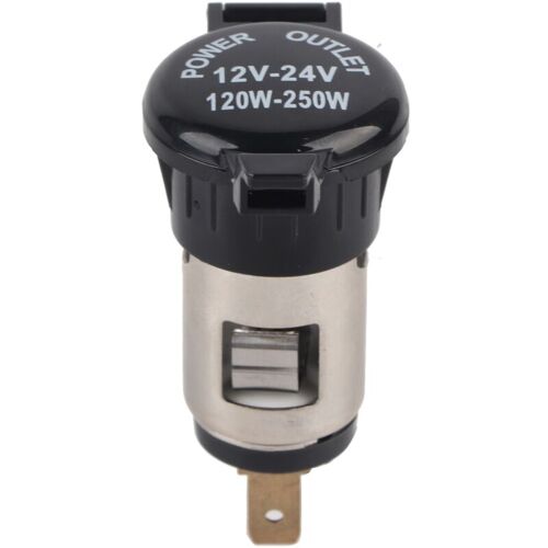Jeffergarden Adaptateur Allume-Cigare 12-24v Prise Femelle Allume-Cigare Pour Voiture Moto