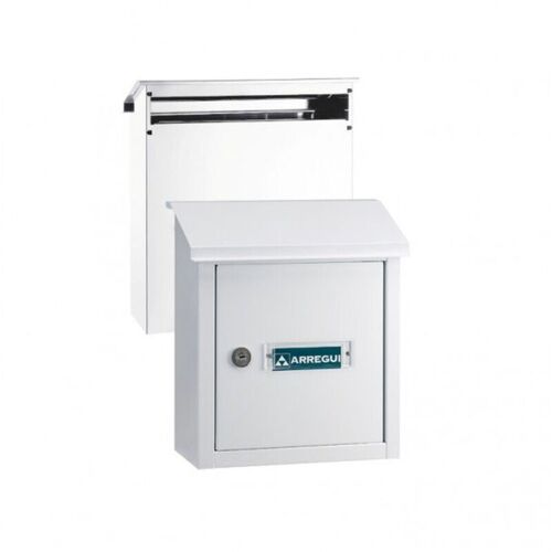 V4097 Boîte Aux Lettres En Acier Inoxydable Pour Porte, Mur Et Portail, Boîte Aux Lettres Intérieure Avec Fente De 23 X 4 Cm, Taille S (courrier A5), Anticorrosion, Installation Facile, Inox - Arregui