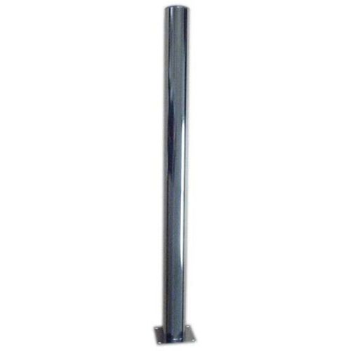 Lot De 4 Pieds De Table Cylindrique Fixes Métal époxy Gris, 71 Cm - Centrale Brico