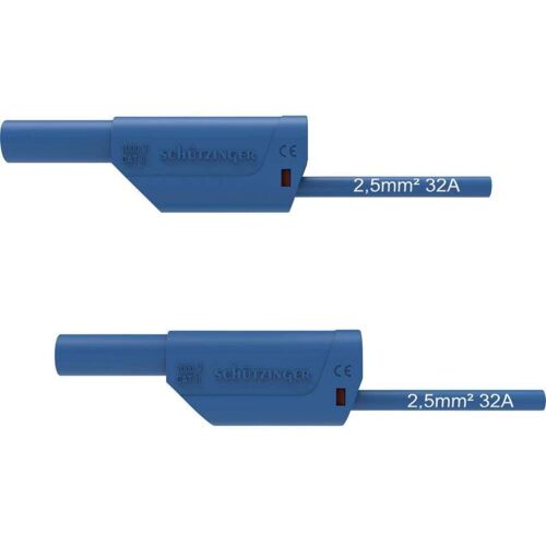 Vsfk 8500 / 2.5 / 50 / Bl Cordon De Mesure De Sécurité Mâle 4 Mm Mâle 4 Mm 50.00 Cm Bleu 1 Pc(s) - Schützinger