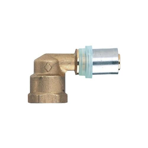 Evenes - Raccord A Sertir Multicouche Coude 90° Reducteur Filet. Fem. 14x2mm - 1/2', Contour Th