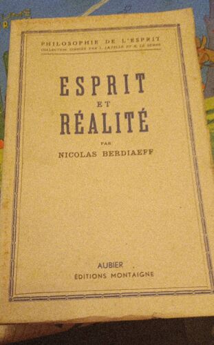 Esprit Et Réalité Nicolas Berdiaff