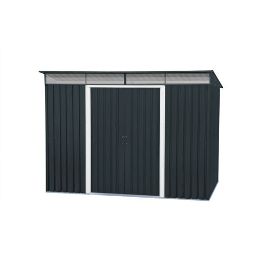 Duramax - Abri De Jardin Métal - 4,84m² - Kit Ancrage - Anthracite