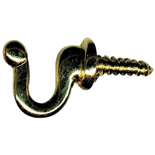 Crochets à Vis 22 Mm En Bronze â€¿ Lot De 5 Pièces â€¿ Finition Antique