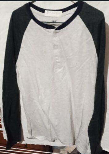 T-Shirt Homme - " H & M " - Gris - Manches Longues - Taille 146/152