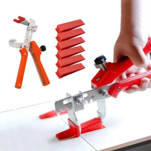 Kit De Système De Nivellement Des Carreaux D'Outils De Construction De Murs En Céramique (200 Rondelles + 1 Pince (couleur Aléatoire)) - Rwbricolage â€º Construction â€º Matériaux De Construction â€º Sols