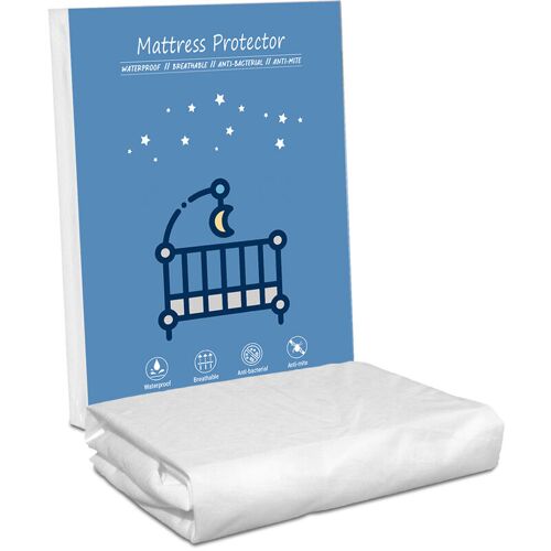 Protege Matelas 80x190x25 Cm , Impermeable, Resistant Et Respirant. Facile A Laver Ajustable