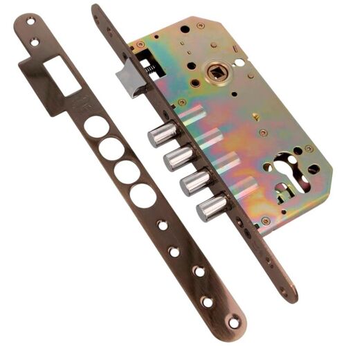 Amig Serrure Encastrée 101 Base 50/85 Acier Vieilli