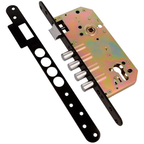 Amig Serrure Encastrée 101 Base 50/85 Acier Noir