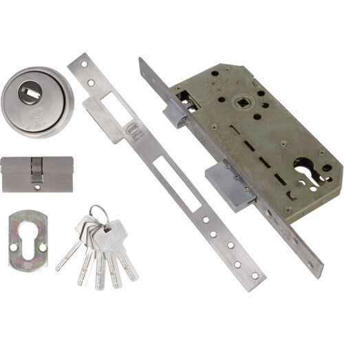 Amig Serrure Encastrée 200 50/85 Acier Inoxydable Aisi 304 Mat