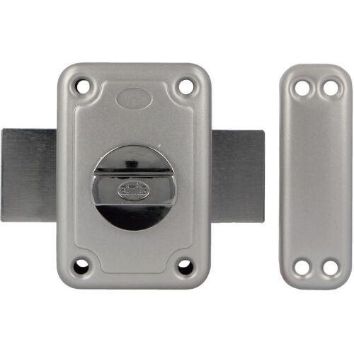 Amig Serrure En Applique Et Verrous 80 96 X 66 Mm Acier émaillé Argent