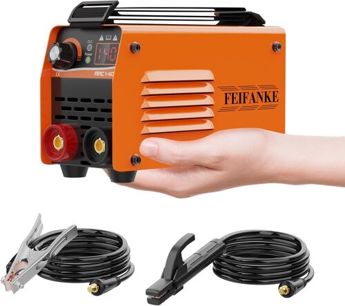 Ulteronixshop-ARC140 Ultra Mini Poste a Souder Inverter 140A IGBT DC Poste à Souder à L'arc avec Lift TIG, Affichage LED, Anti-Stick, 210 * 130 * 90mm