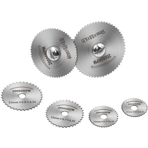 Mini Lame De Scie Circulaire Hss, 8 Pièces, Outil Rotatif Pour Dremel Coupe-métal, Ensemble D'Outils électriques