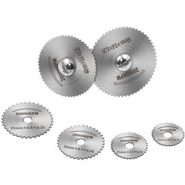 Mini Lame De Scie Circulaire Hss, 8 Pièces, Outil Rotatif Pour Dremel Coupe-métal, Ensemble D'Outils électriques