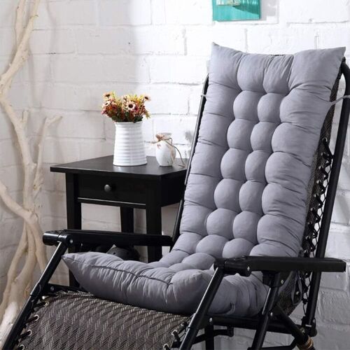 Coussin De Chaise À Dossier Haut, Coussin De Siège De Chaise De Jardin Épaissi,Coussin De Chaise Longue De Patio Extérieur, 3d Coussin De Forme Rectangulaire,Pour Maison,Bureau,Jardin
