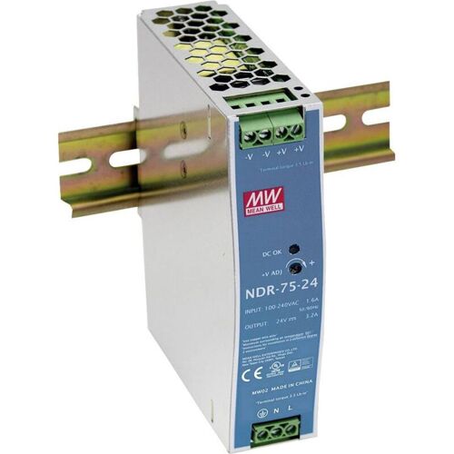 Ndr-75-12 Alimentation Rail Din 12 V/dc 6.3 A 75 W Nbr. De Sorties:1 X Contenu 1 Pc(s) A022351 - Mean Well