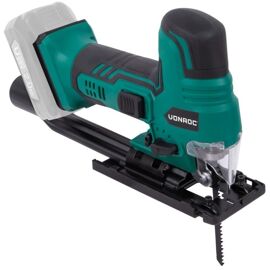 Scie Sauteuse Vpower 20v â€¿ Poignée Canon Ergonomique â€¿ Vitesse Et Angle Ajustable â€¿ 2 Lames De Scie â€¿ Batterie Et Chargeur Excl. - Vonroc