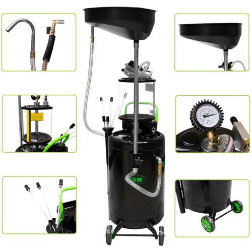 Jbm - Récupérateur D'Huile 90l Avec Système D'Aspiration 53874