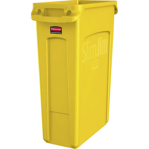 Rubbermaid - Poubelle Slim Jim, Capacité 87 L, Avec Canaux