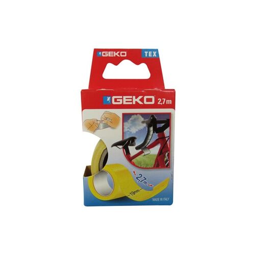 Adhésif Tissu Plastifié 19mmx2.7m Jaune - Geko