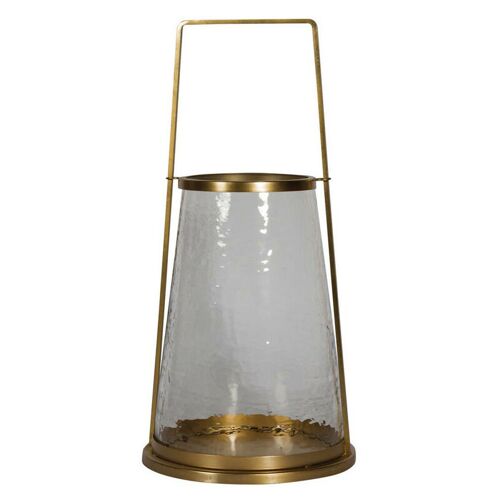Photophore Verre Martelé Nora 58x28cm