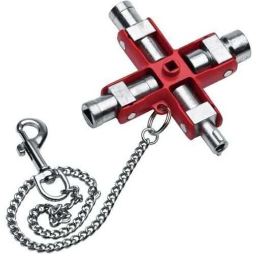 2005-6-sb Clé Pour Armoire De Distribution Zinc Moulé Sous Pression Rouge 1 Pc(s) D674971 - Nws