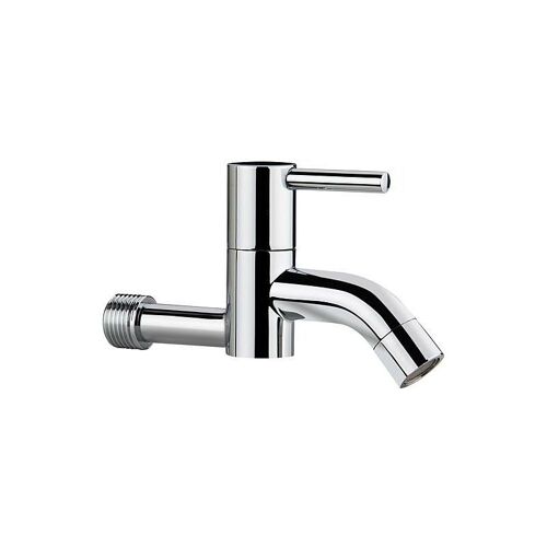 Evenes - Robinet Mural Twin Dn15 (1/2) Saillie Env 120 Mm - Eau Froide