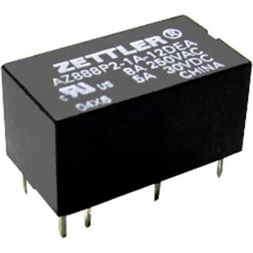 Zettler Electronics - Az888-1a-12de Relais Pour Circuits Imprimés 12 V/dc 8 1 No (t) 1 Pc(s)