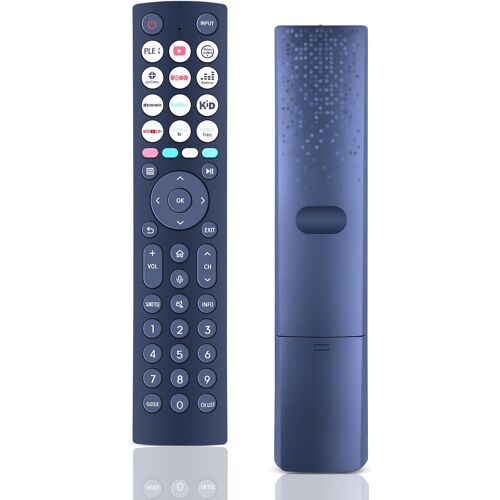 T¿¿l¿¿commande de rechange pour t¿¿l¿¿viseurs Hisense Vidda UHD Smart 4K avec 12 touches de raccourci, aucune configuration requise