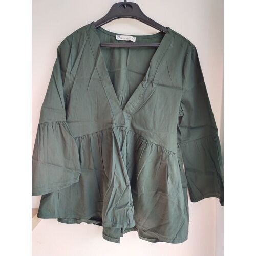 Blouse Susy Mix Vert Sapin Ts