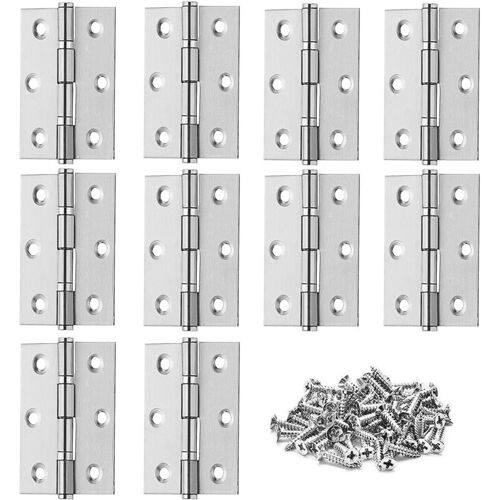 Langray - 10 Pièces Charniere Porte, Charniere Inox,charnière Invisible,porte Placard/petites Portes / Tiroirs / Fenêtres / Pianos / Coffret à Bijoux Armoires De Quincaillerie De Meubles De Maison-rapanda