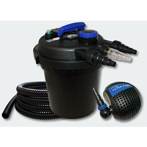 Helloshop26 - Kit De Filtration à Pression 6000l Stérilisateur Uvc 11 Watts Pompe Tuyau