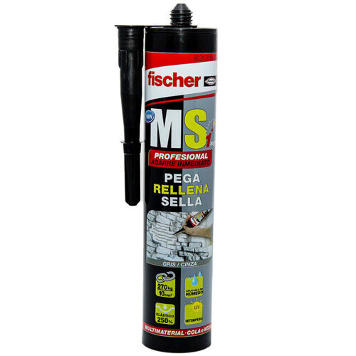 Ms Adhésif Professionnel Fischer Gris 290ml 540328