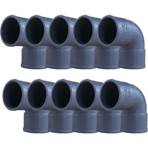 10 Raccord Pvc 87°30 Femelle/femelle 32 First Plast