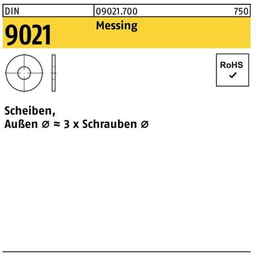 Rondelle Din 9021/iso 7093