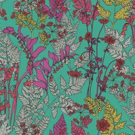 Papier Peint Fleuri Multicolore Pour Couloir Tapisserie Feuille & Fleur Pour Salon Papiers Peints Intissés Multicolores Pour Chambre