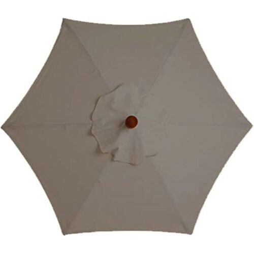 Housse De Rechange Pour Parasol - 6 Baleines - 3 M - Imperméable - Anti-Ultraviolet - Tissu De Rechange (3m / 9.8ft,Khaki)
