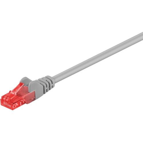 Cat 6 Câble Patch, U/utp, Gris, Conducteur En Cuivre (cu), Gaine De Câble Sans Halogène (lszh). Longueur De Câble 1.5 M