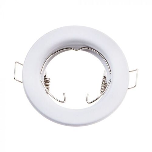 V-tac Sku.3584 Coupelle Spot Gu10 Blanc Vt-778 X2, Plastique,et Autre Materiaux, Profondeur : 30 Mm