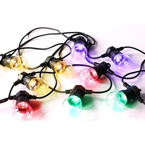 Platinet Guirlande Multicolore 10 Ampoules Led 5m