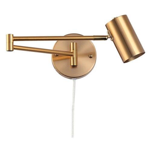 Barcelona Led - Applique Murale Extensible 'lisà Avec Prise - E27 G45 - Doré