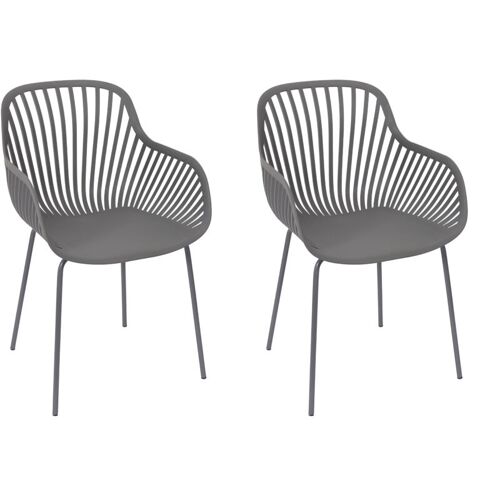 Fauteuil Outdoor Ibiza Gris - Lot De 2