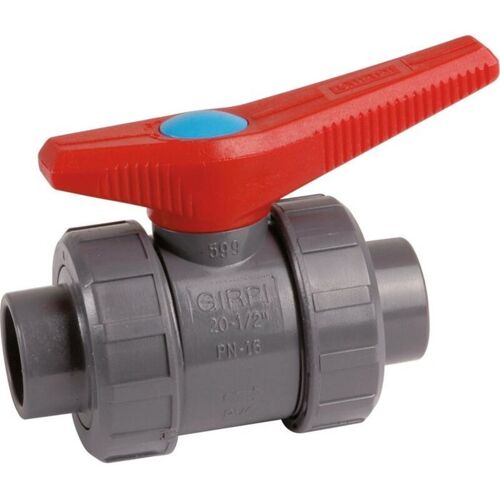 Vanne Pvc Pression Noire - Diamètre 50 Mm Girpi