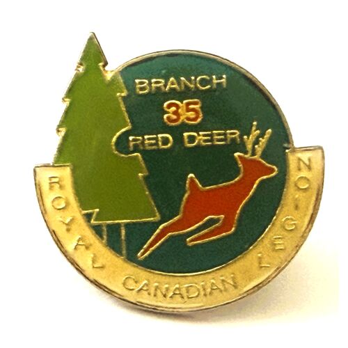 Pins Militaria Canada Branch 35 Red Deer Royal Canadian Legion